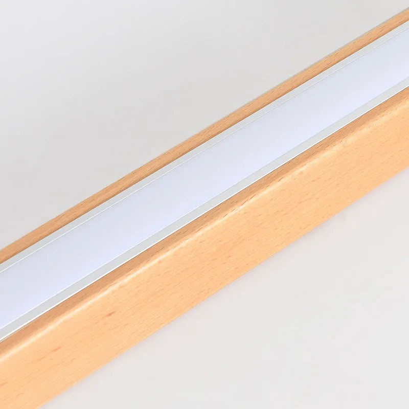 Tatokil Linear Slim Ceiling Light, Wood