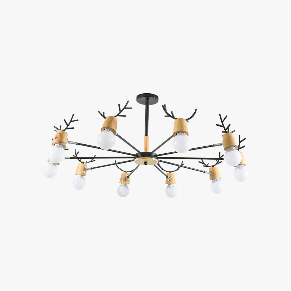Netinik Deer Pendant Light, 7 Colour, 4 Style