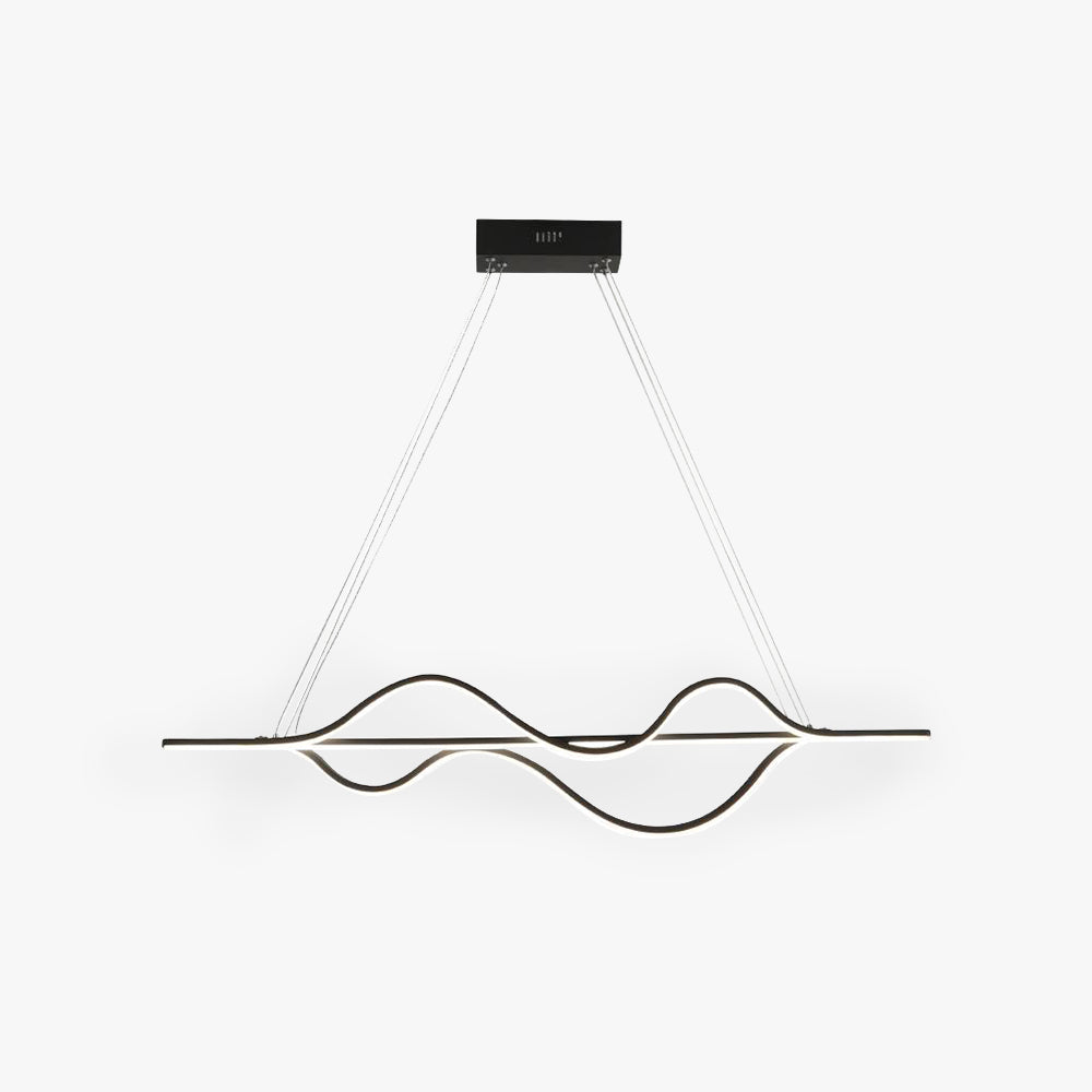 Penives Modern Wave Pendant Light, 3 Colour