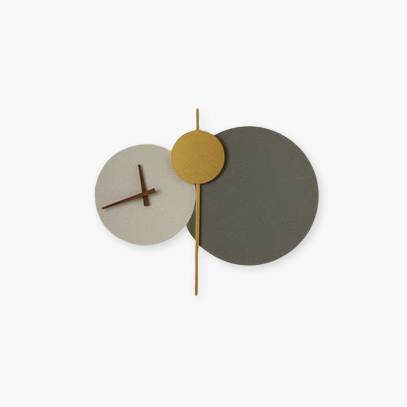 Labovak Modern Clock Metal Painted Wall Light LED Light Bedroom