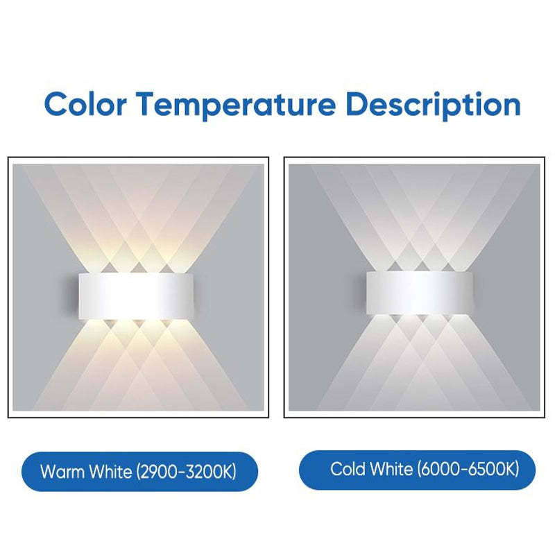 Nirex Wall Lamp Modern Rectangular Outdoor Water-wave-Relic Pieces