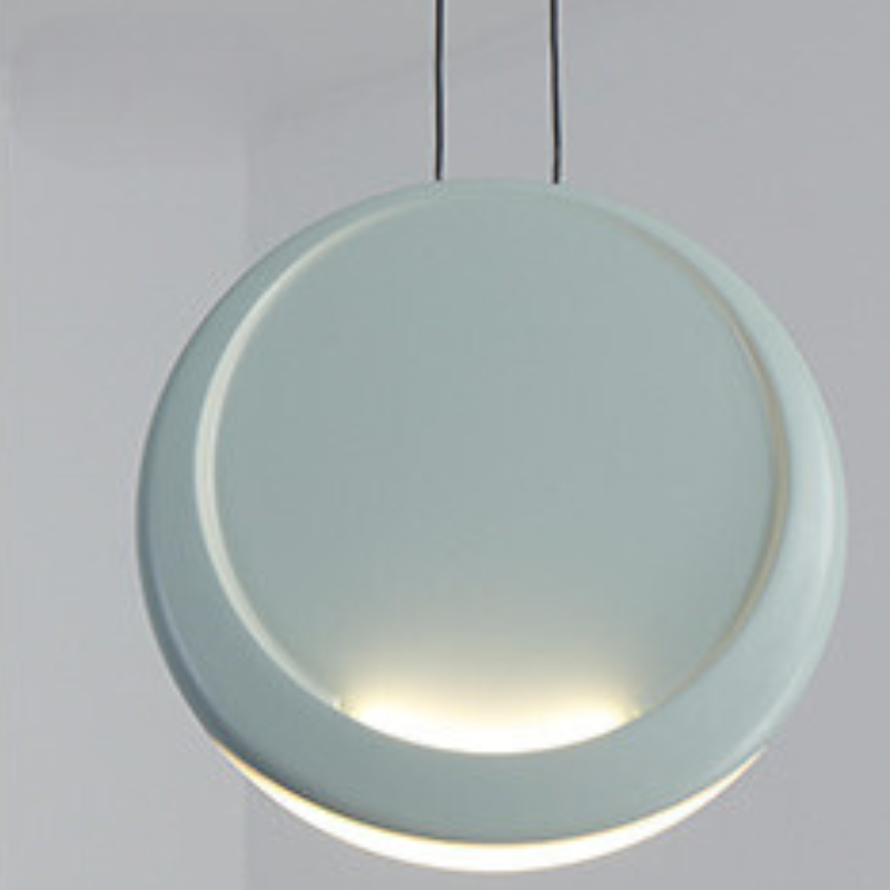 Gatusas Modern Pendant Light, Metal, Black/White/Green/Gray
