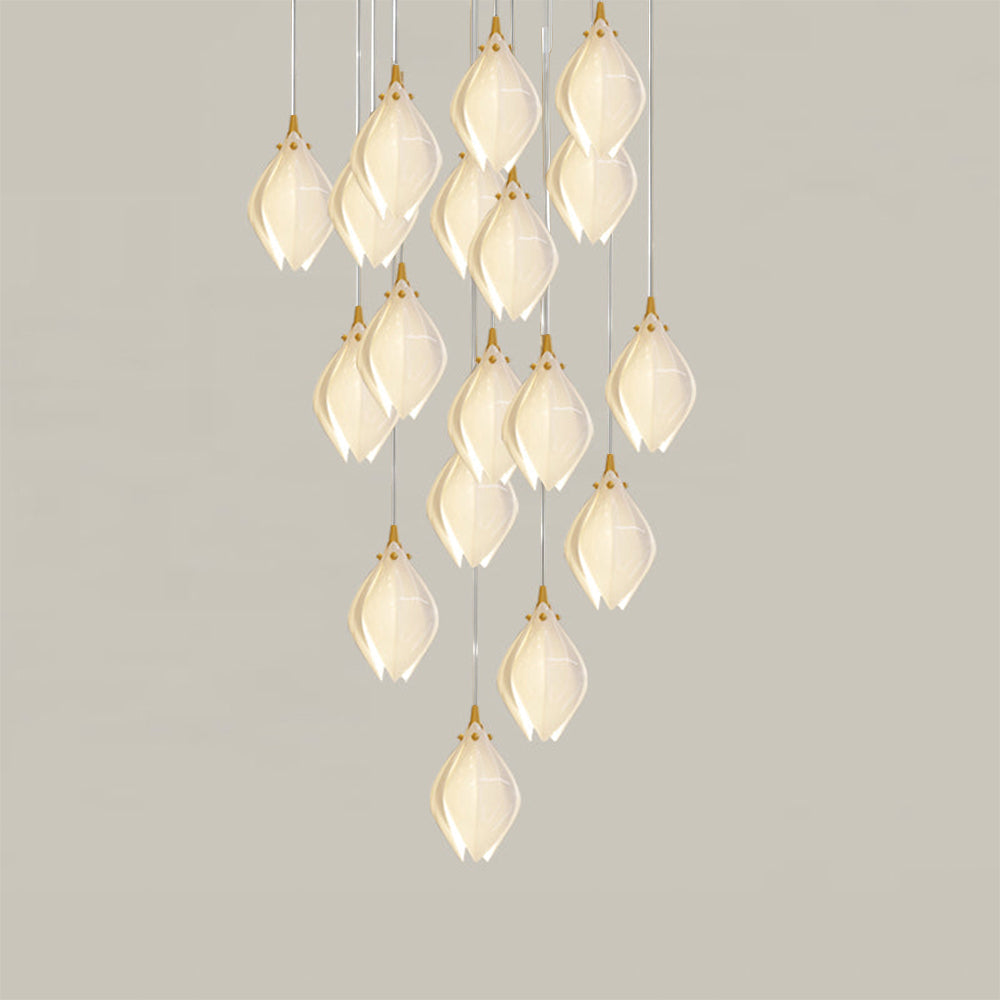 Bitopek Luxury Metal Ceramic Pendant Light Living Room Bedroom