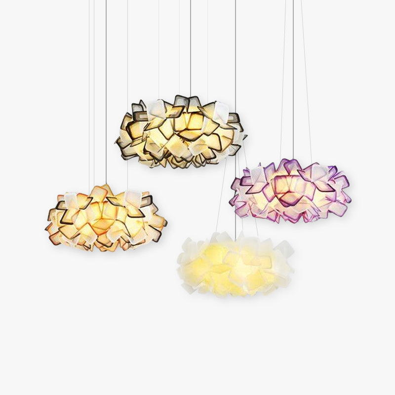 Pikegena Modern Multicolour Decorative Flower Pendant Light