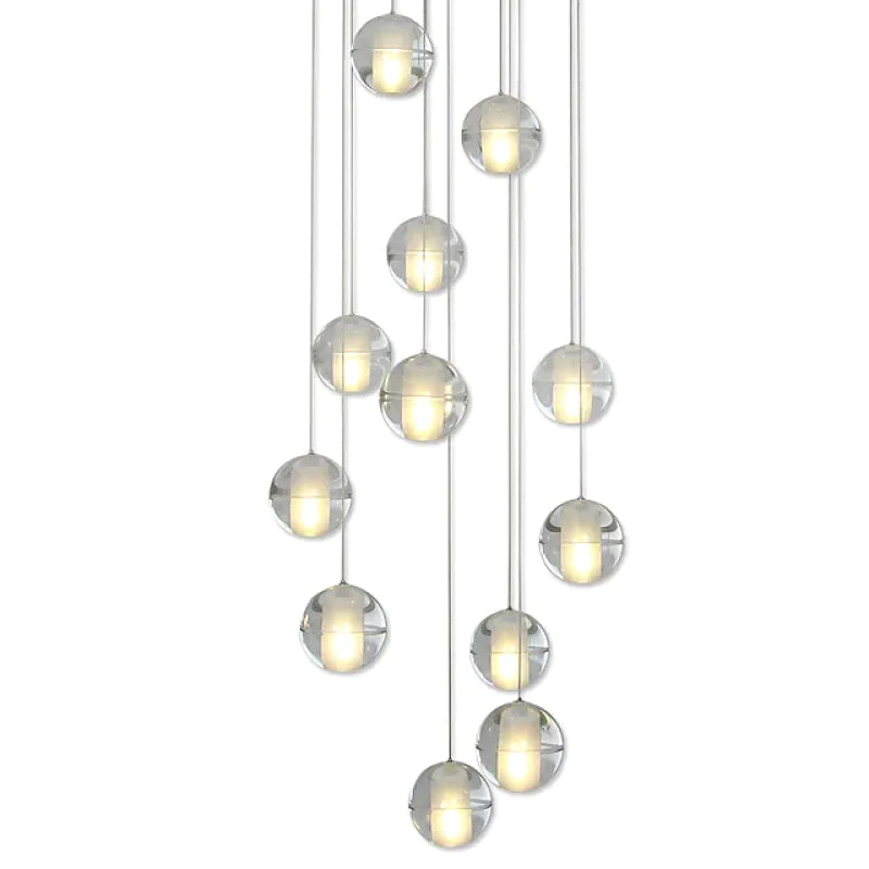 Hivodid Modern Multi Clean Globe Pendant Light, Foyer