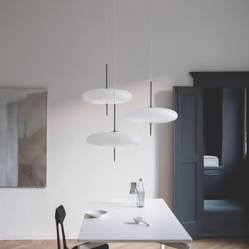 Wivovur Nordic Modern Oval Single Pendant Light