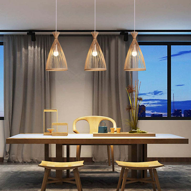 Cuditut Pendant Light Rattan Modern, Hand-woven, Hotels