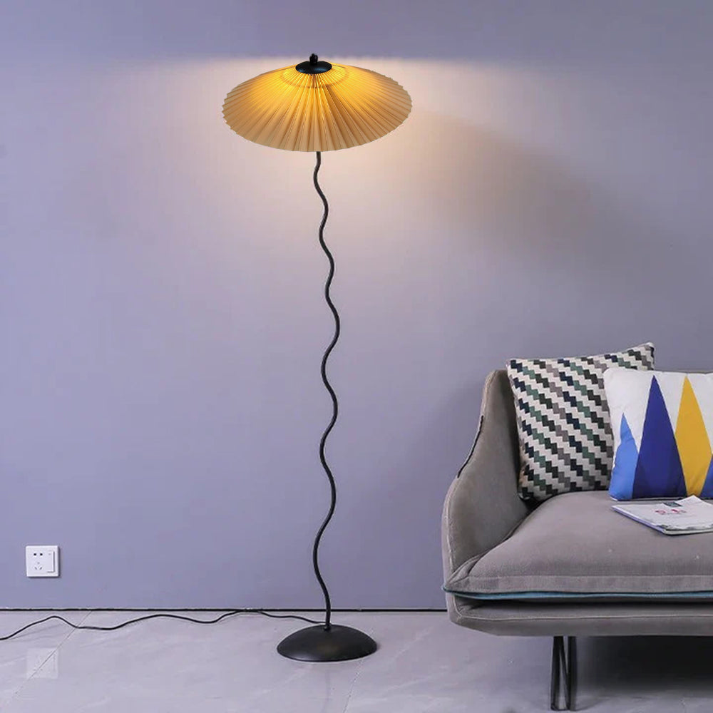 Kodesir Modern Mushroom Fabric Led Floor Lamp