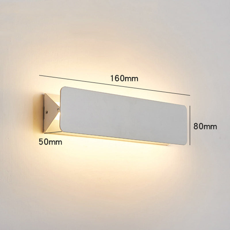 Nekugir LED Metal Indoor Wall Lamp Rotatable, White