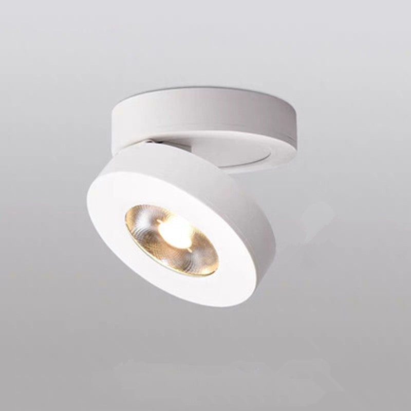 Holeter Modern Ceiling lighting Round, Novak Flush Mount, White/Black, Kitchen