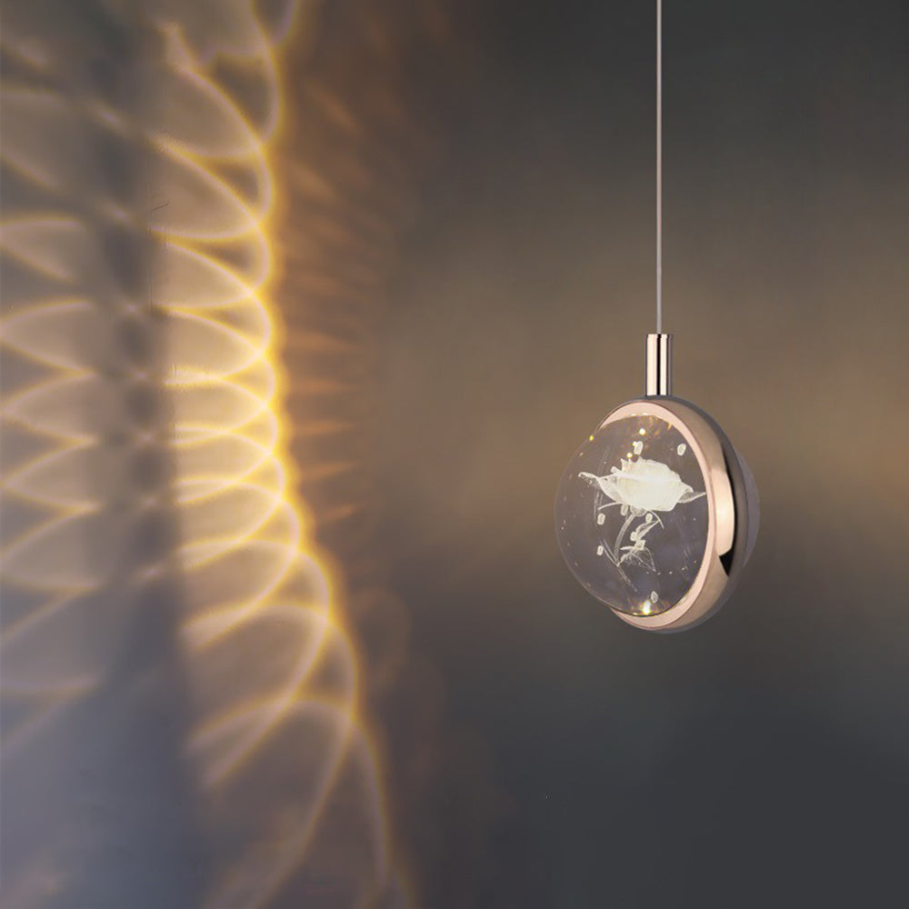 Jutisid Morden Spherical Metal Pendant Light, Gold