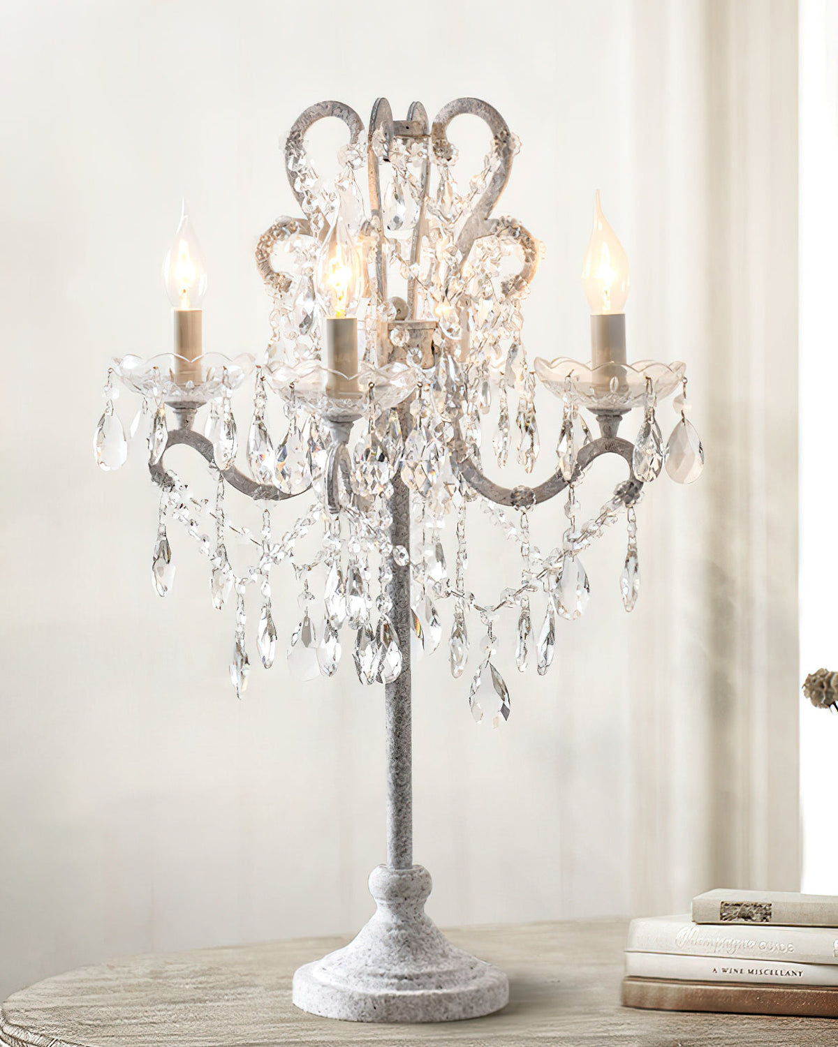 Elyineria Crystal Table Lamp