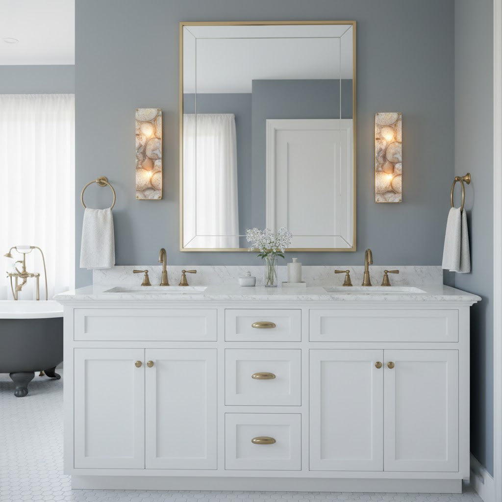 Niveline Contemporary Alabaster Wall Lamp