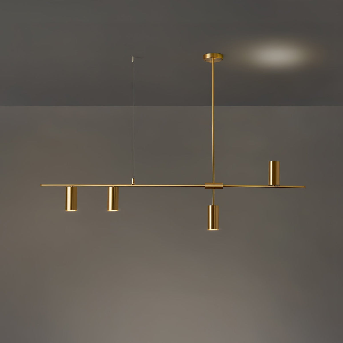 Oriarella Chandelier Brass Linear Cassandra Elegant