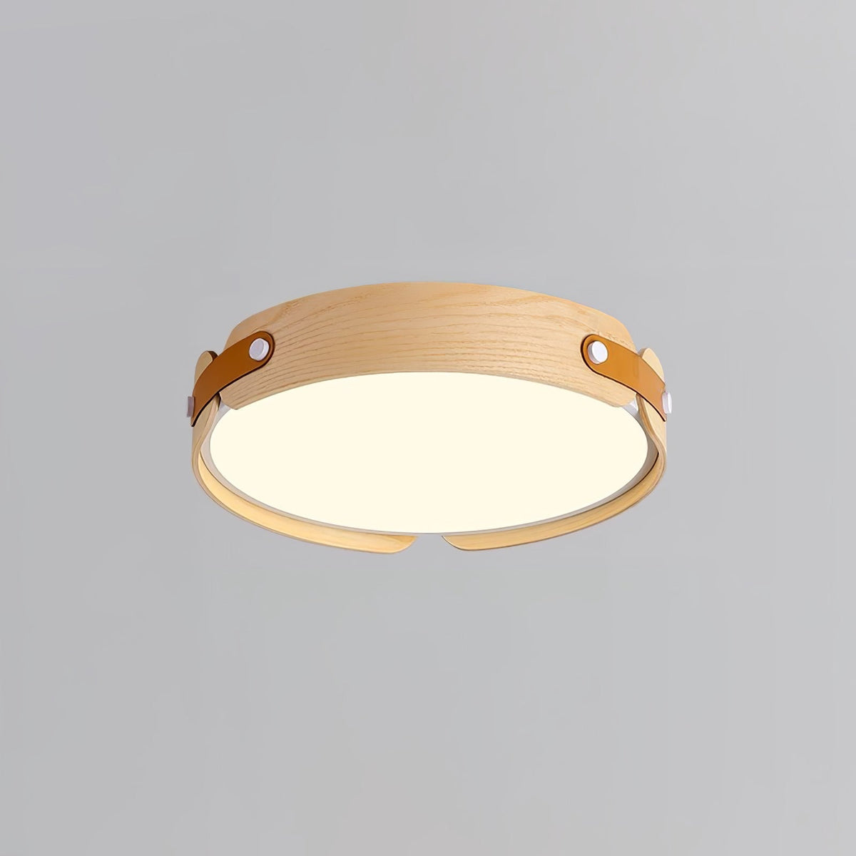 Rosestead Wood Flush Mount Ceiling Light