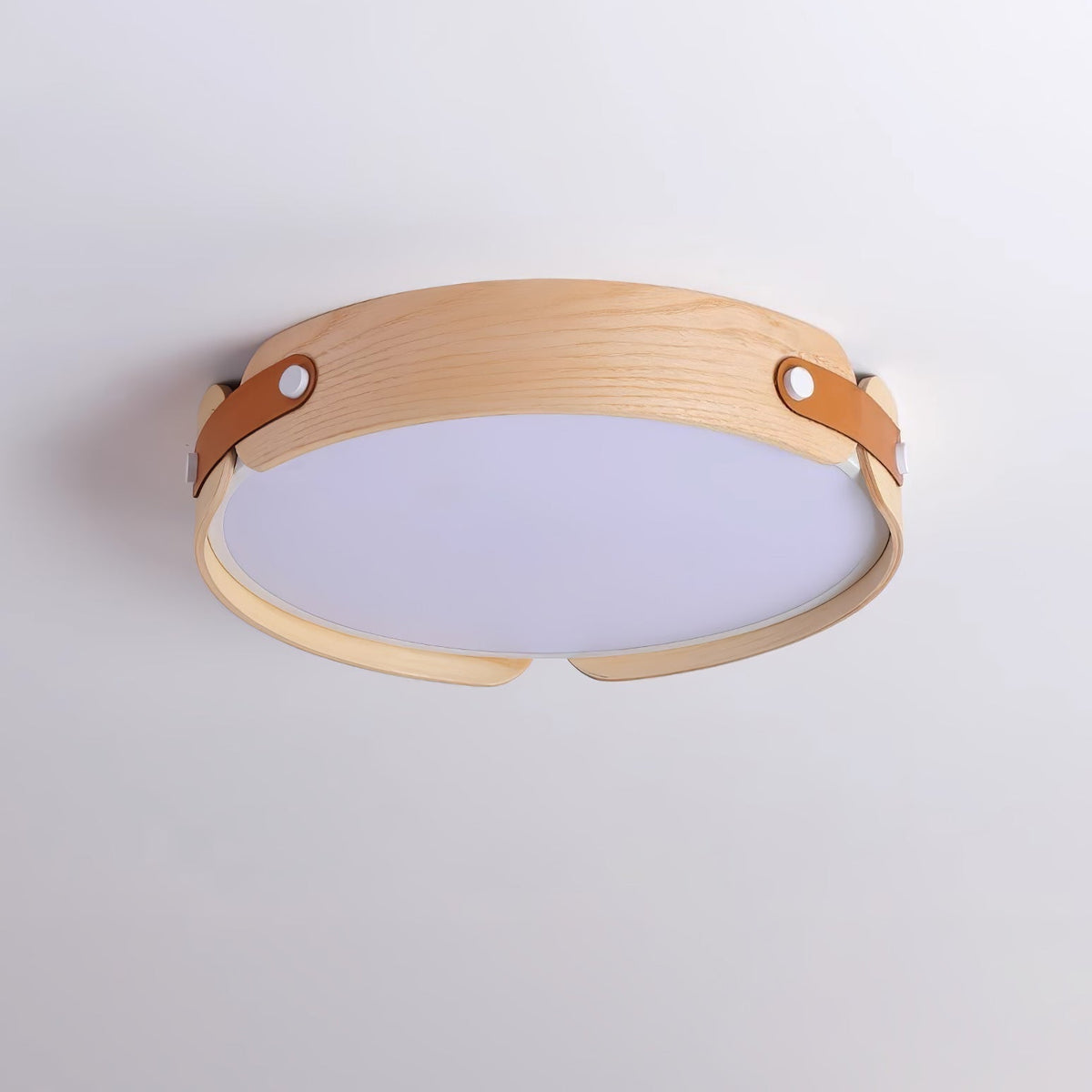 Rosestead Wood Flush Mount Ceiling Light
