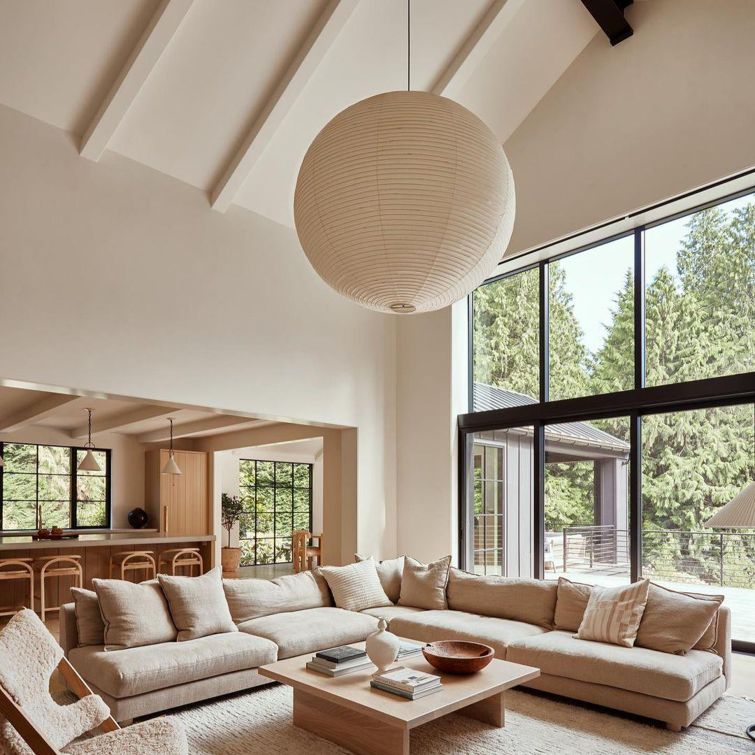 Rotolem Pendant Swag Light Mulberry Silk