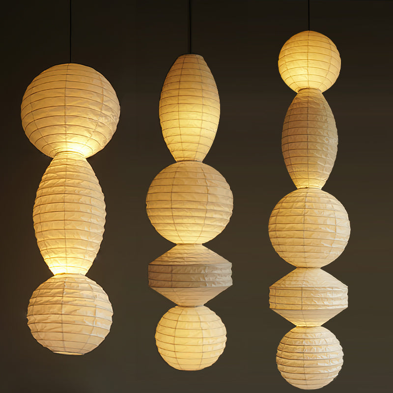 Cagotum Pendant Light Paper Lantern Wabi-sabi