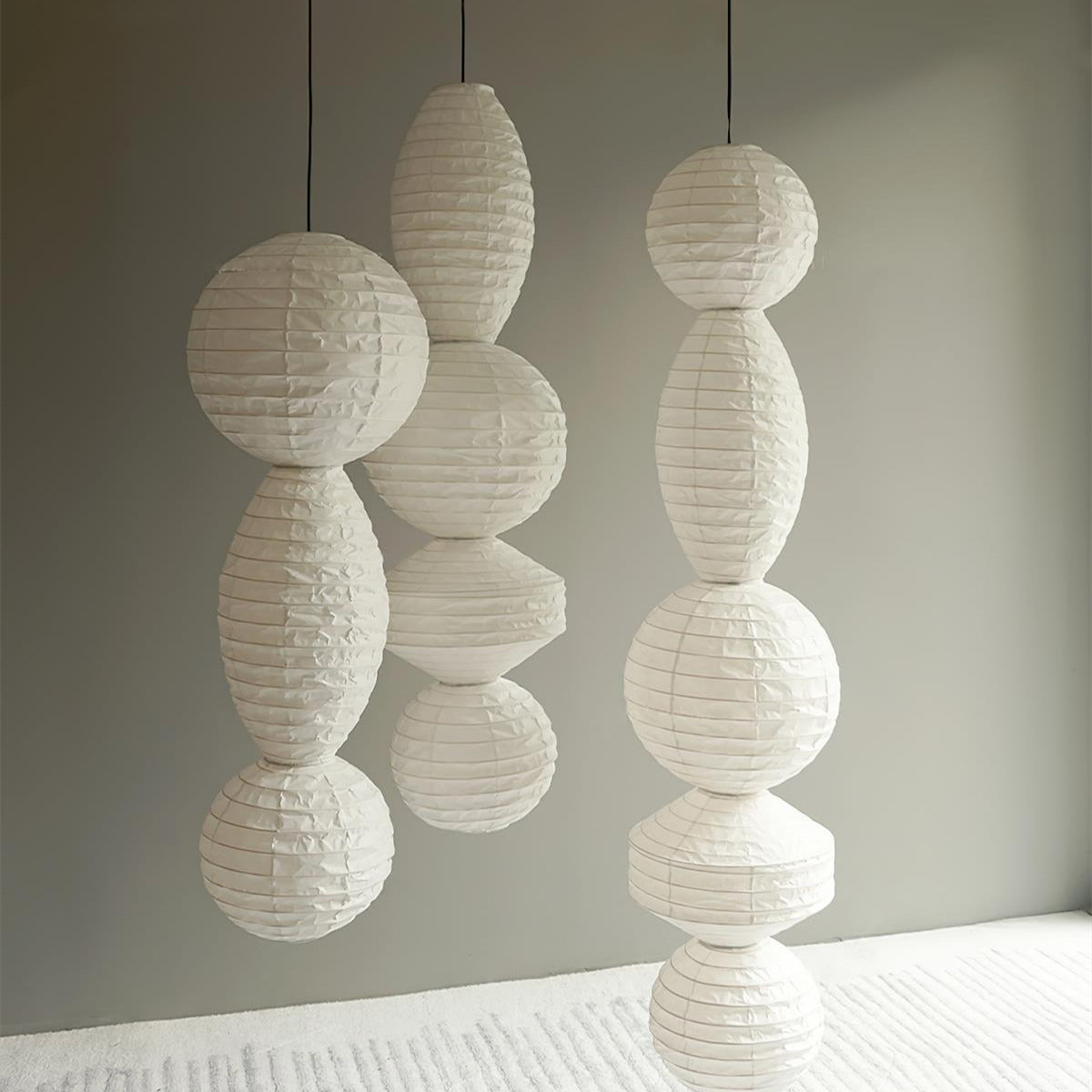 Cagotum Pendant Light Paper Lantern Wabi-sabi