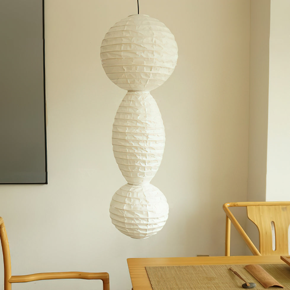 Cagotum Pendant Light Paper Lantern Wabi-sabi