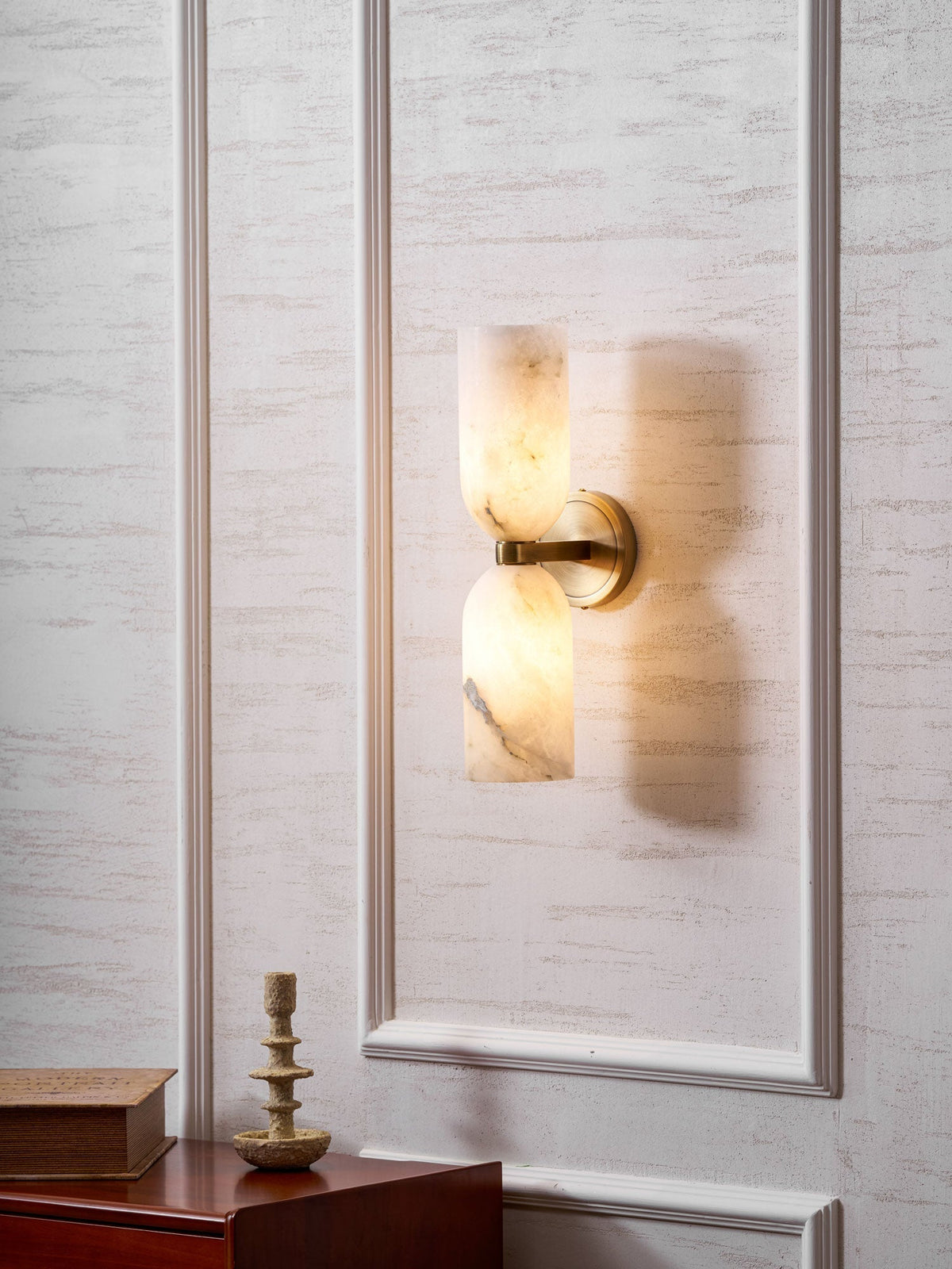 Silverstead Alabaster Nexus Indoor Wall Light