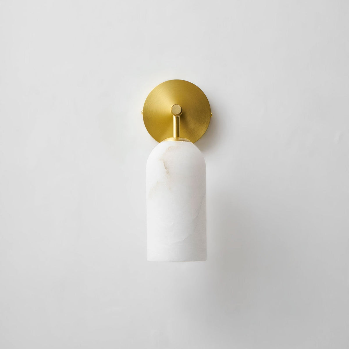 Albelaine Pillar Alabaster Wall Sconce