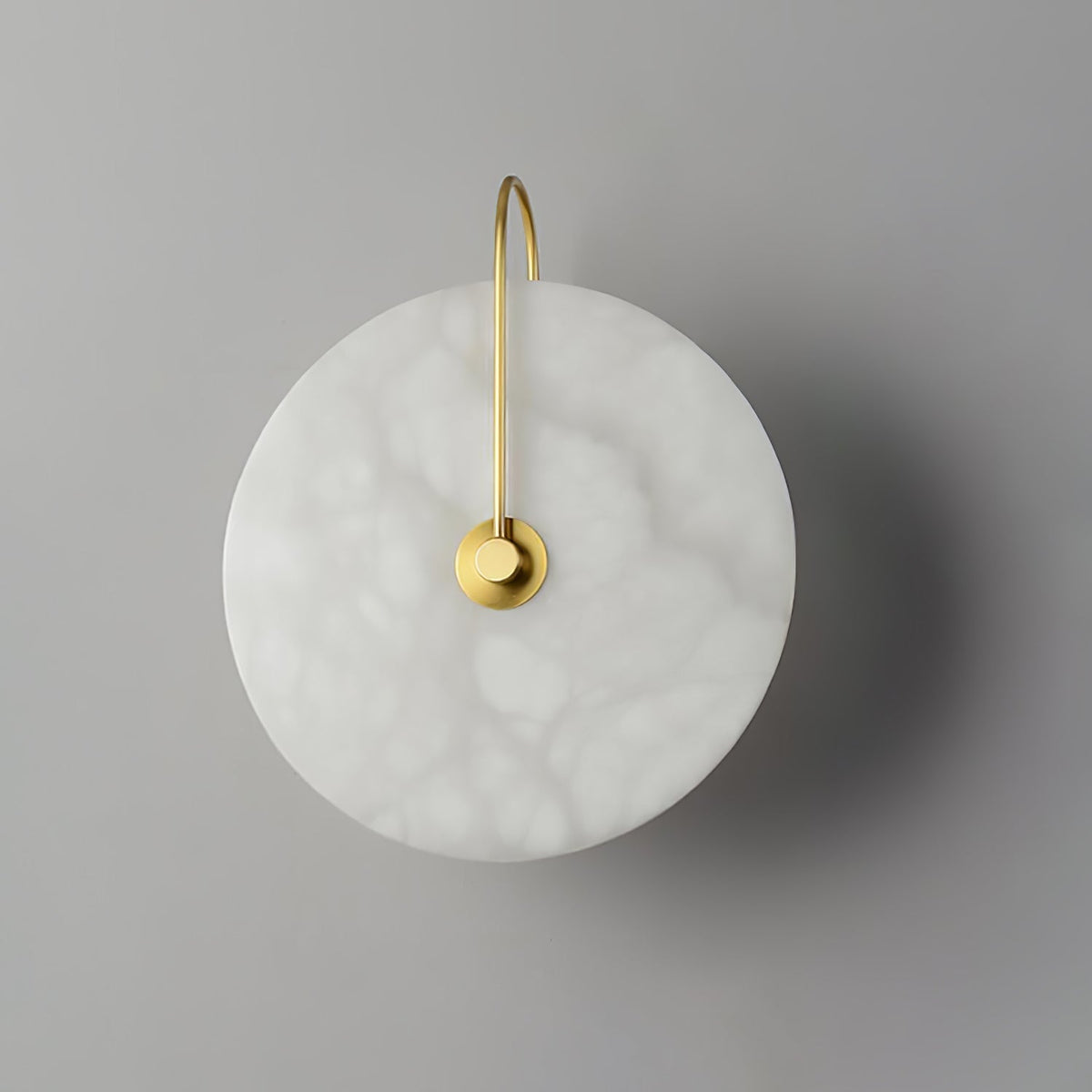 Kristy Alabaster LED Wall Lamp Round Iconic Circular-Relic Pieces