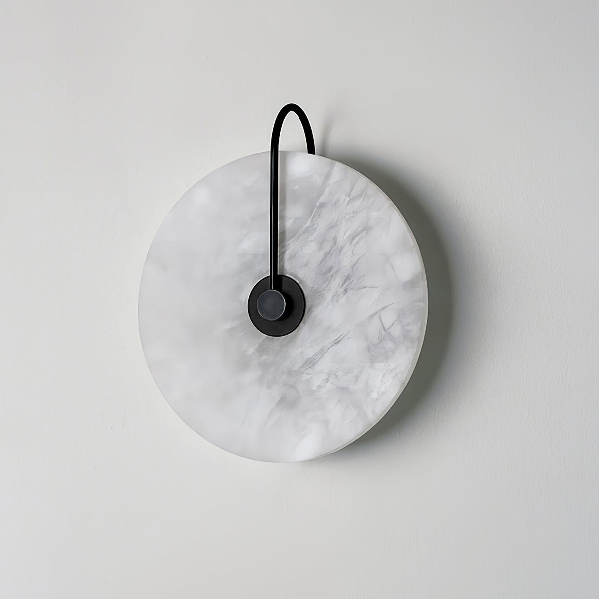 Kristy Alabaster LED Wall Lamp Round Iconic Circular-Relic Pieces