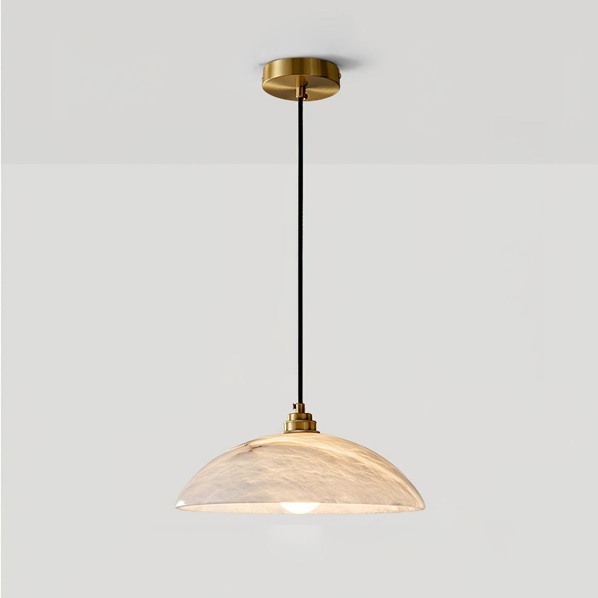 Westmere Alabaster Dome Pendant Light