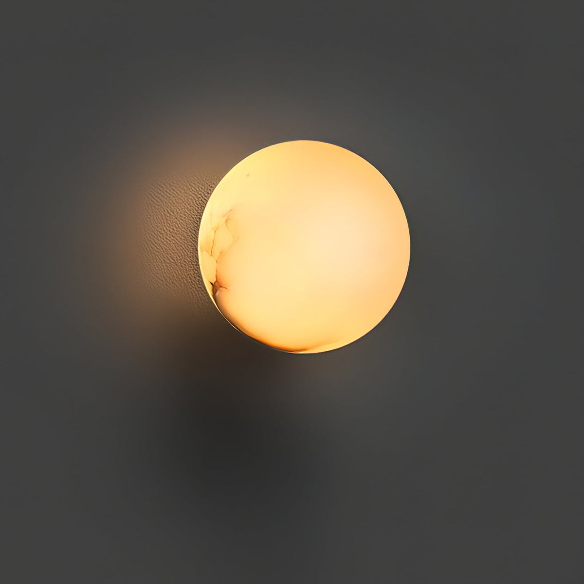 Navo Alabaster Mini Orb Wall Lamp