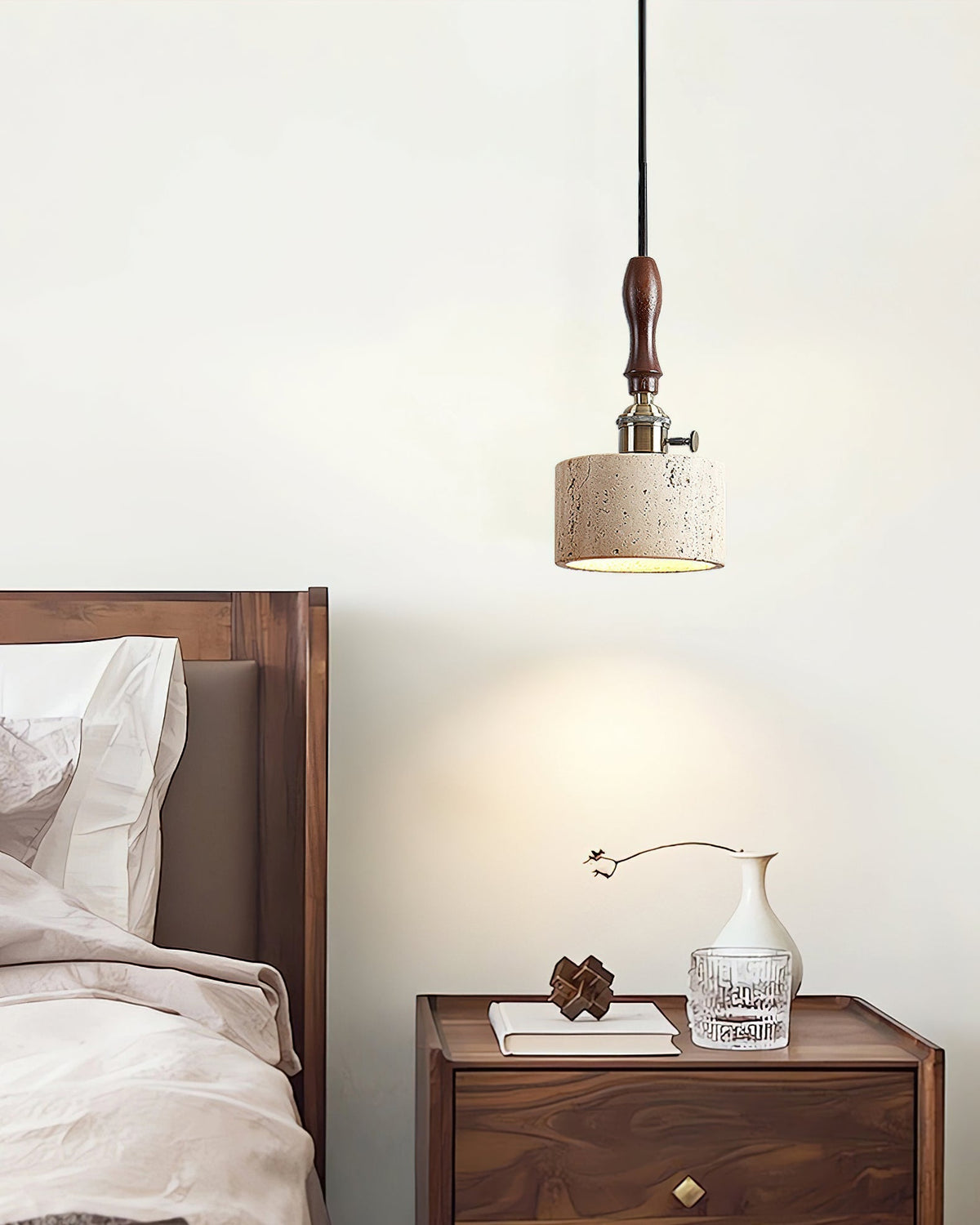 Alagusmo Travertine Pendant Light
