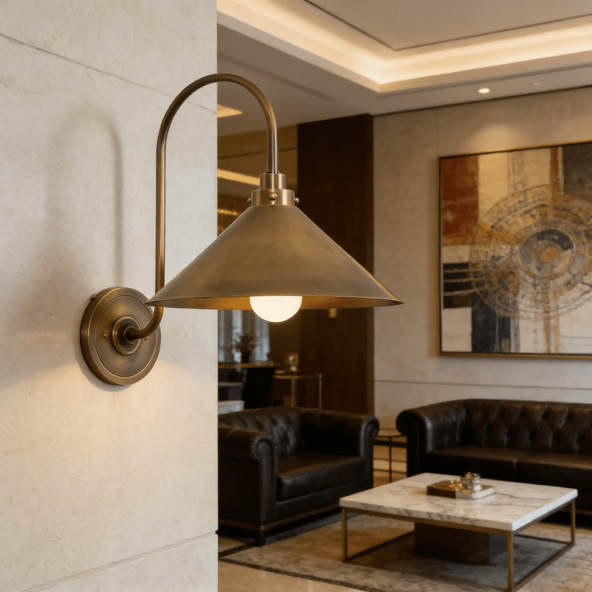 Brelan Cone Wall Light