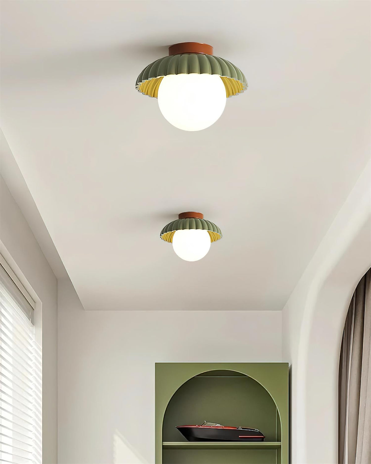 Tegatik Glow Flush Mount Ceiling Light