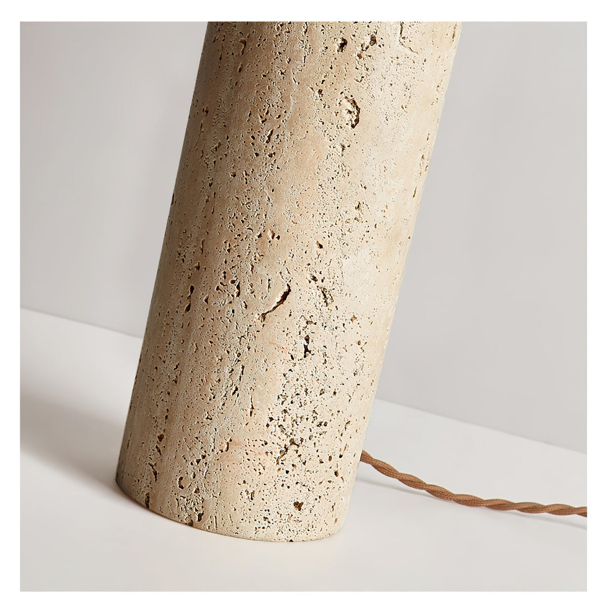 Tion Travertine Table Lamp