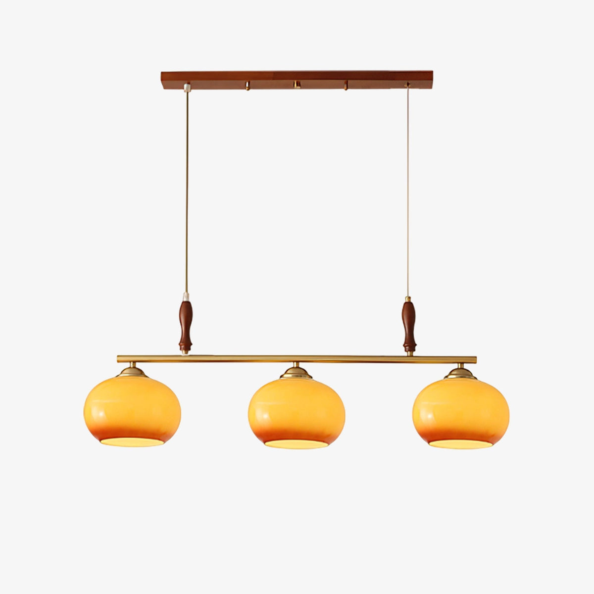 Amber Trio Linear Pendant Light