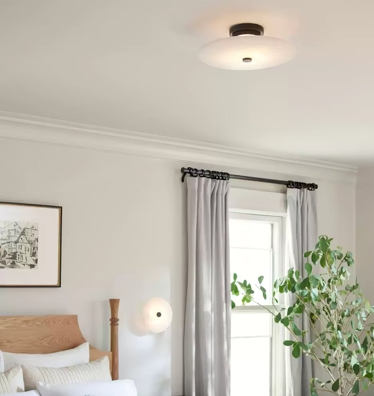 Julian Alabaster Ceiling Light
