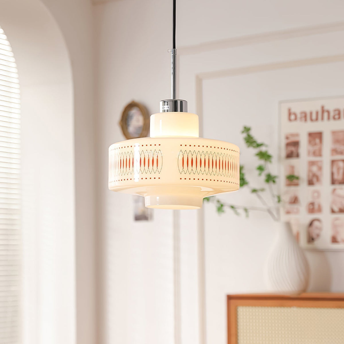 Aelaris Vintage Glass Pendant Lamp