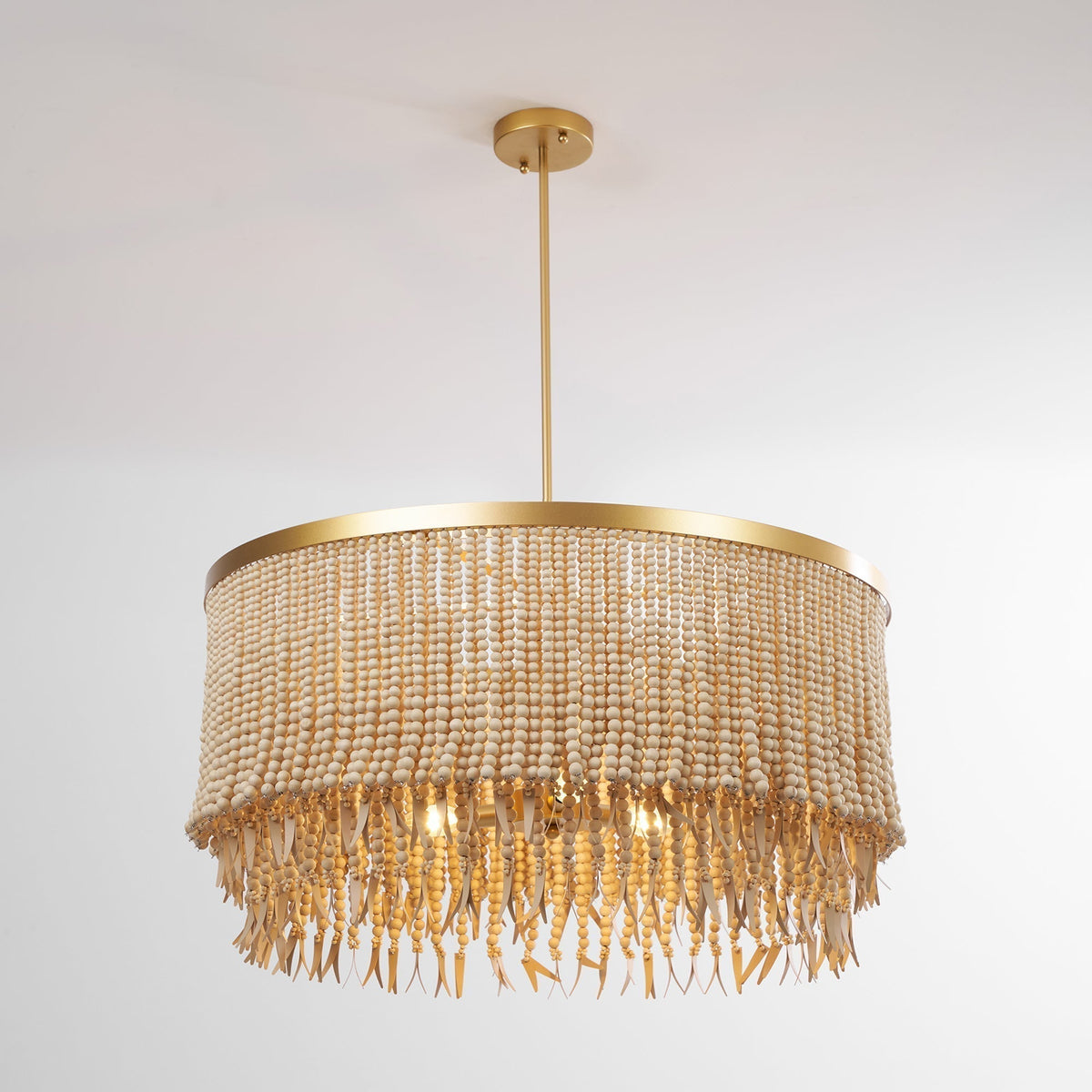Fisivok Chandelier Wood and Coconut beads