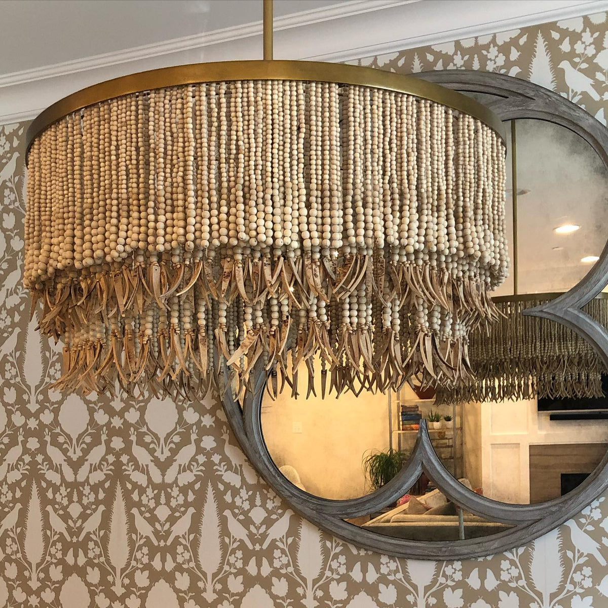 Fisivok Chandelier Wood and Coconut beads