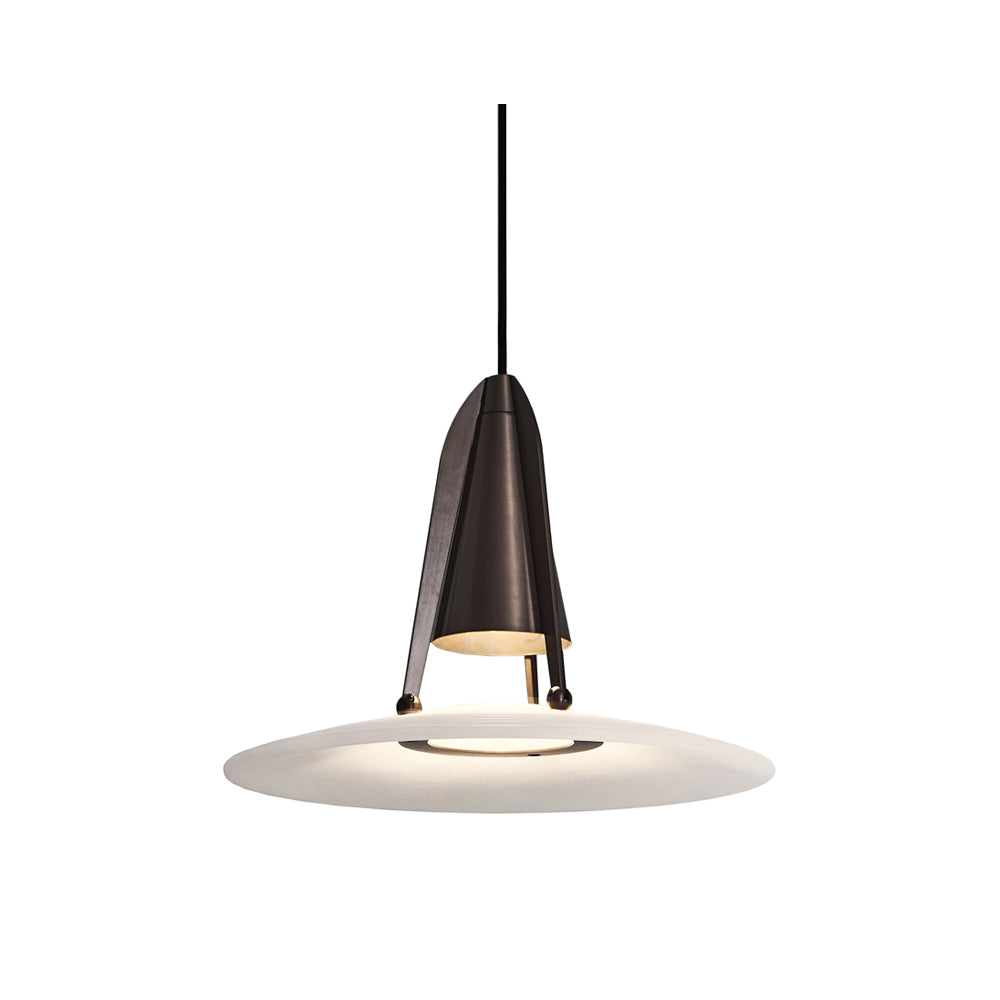 Halen Pendant Light Alabaster Fusion
