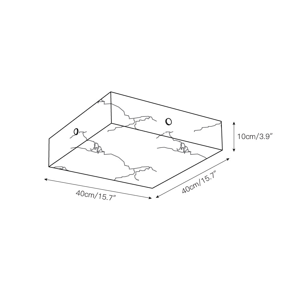 Rauduvys Modern Minimalist Alabaster Ceiling Light