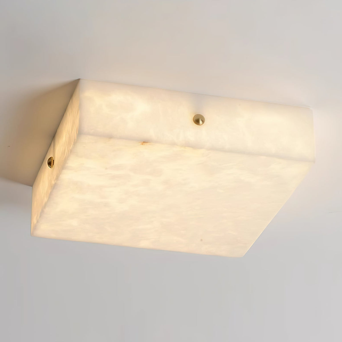 Rauduvys Modern Minimalist Alabaster Ceiling Light