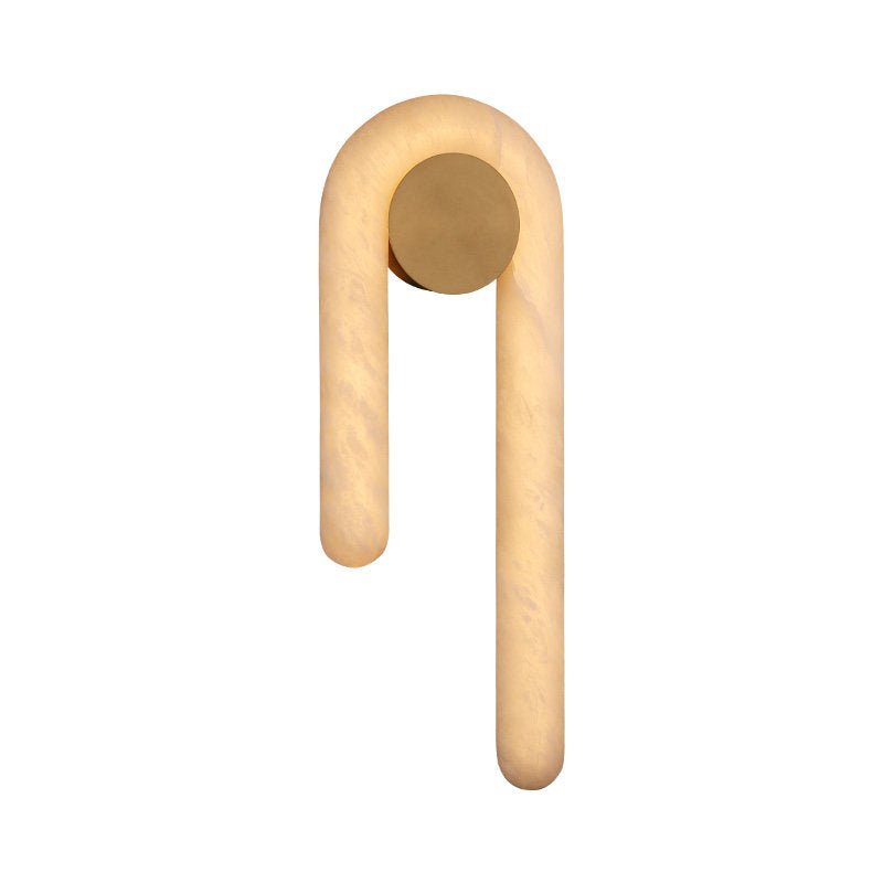 Avenuaine Loop Alabaster Wall Light