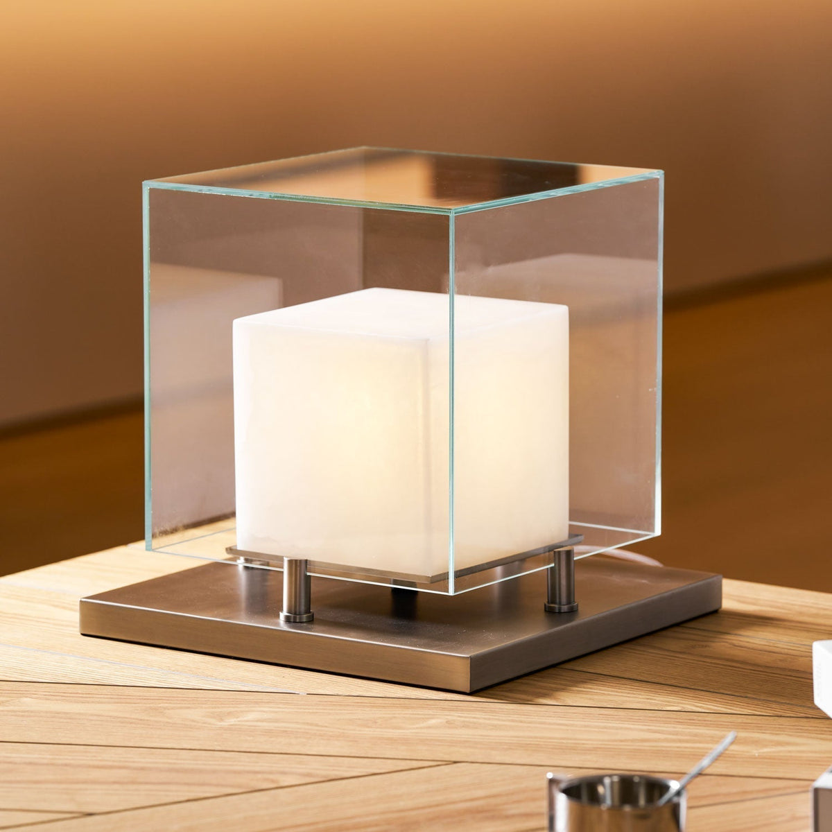 Cubo Alabaster Table Lamp