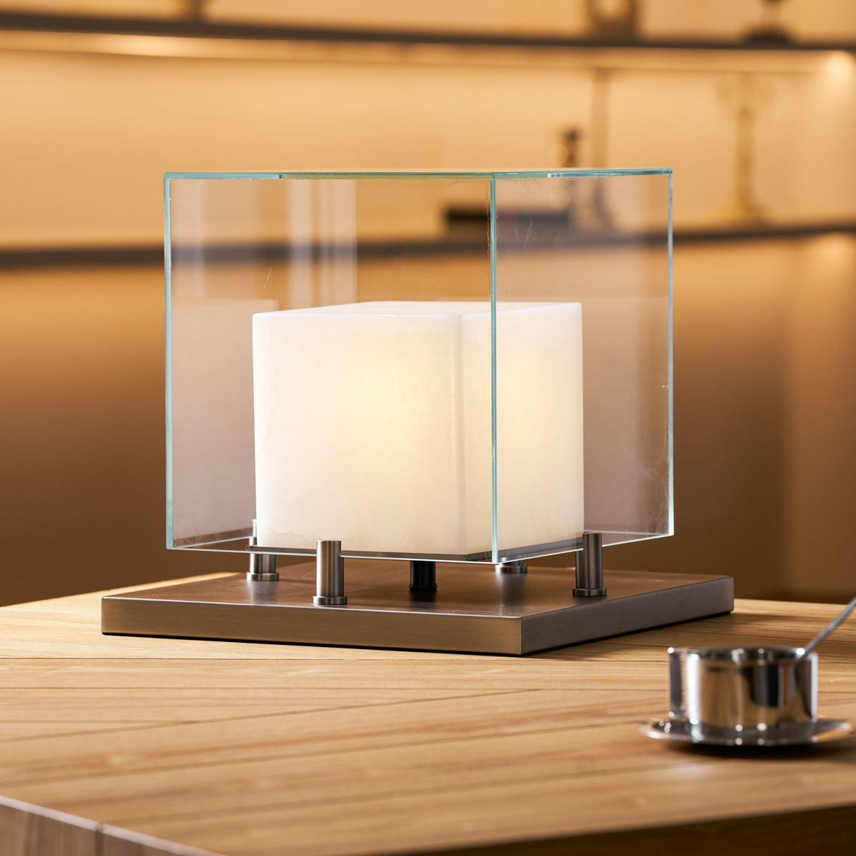 Cubo Alabaster Table Lamp