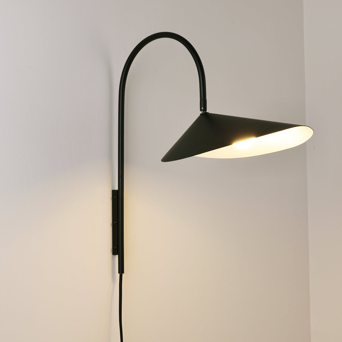 Alocasia Arc Plug-in Wall Lamp
