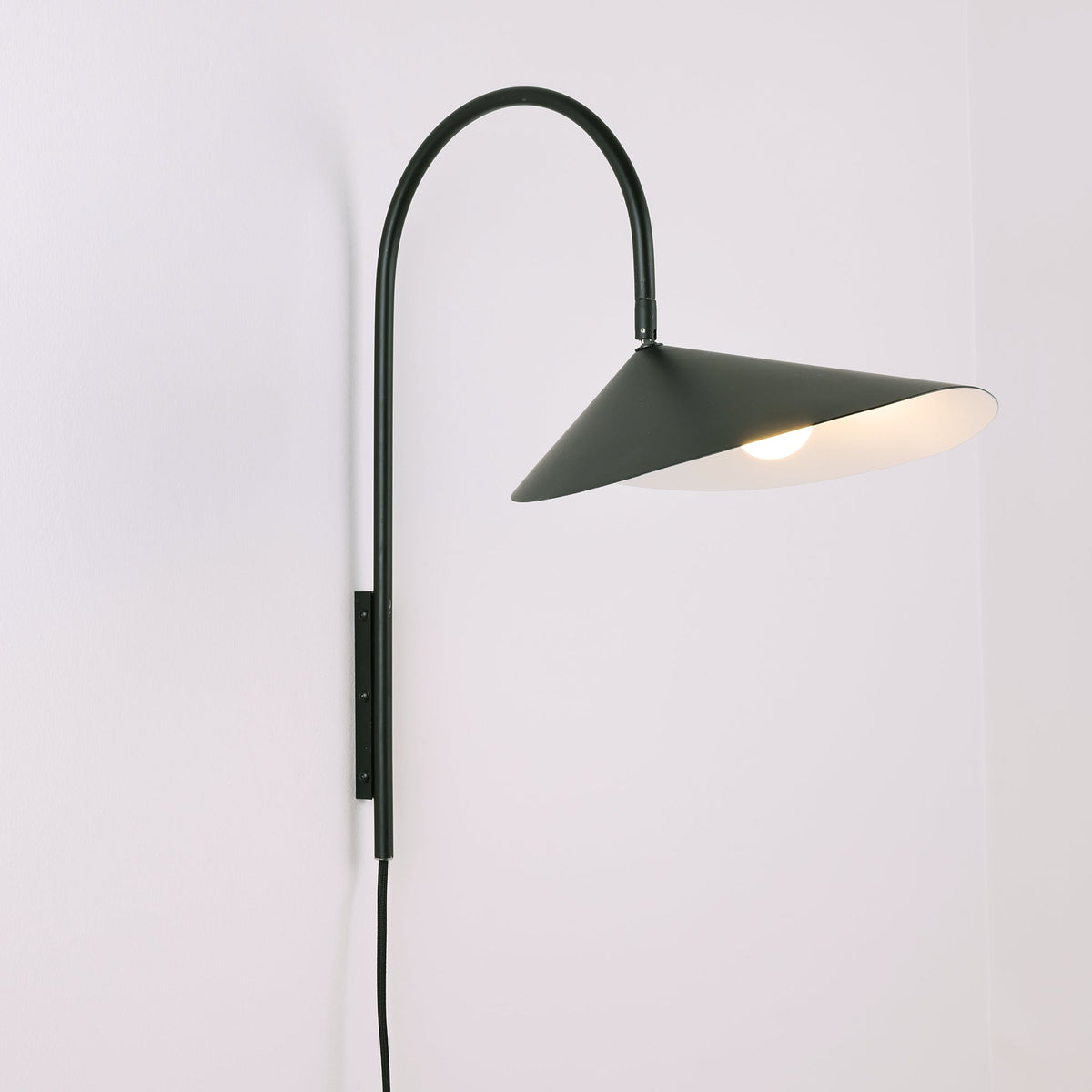 Alocasia Arc Plug-in Wall Lamp