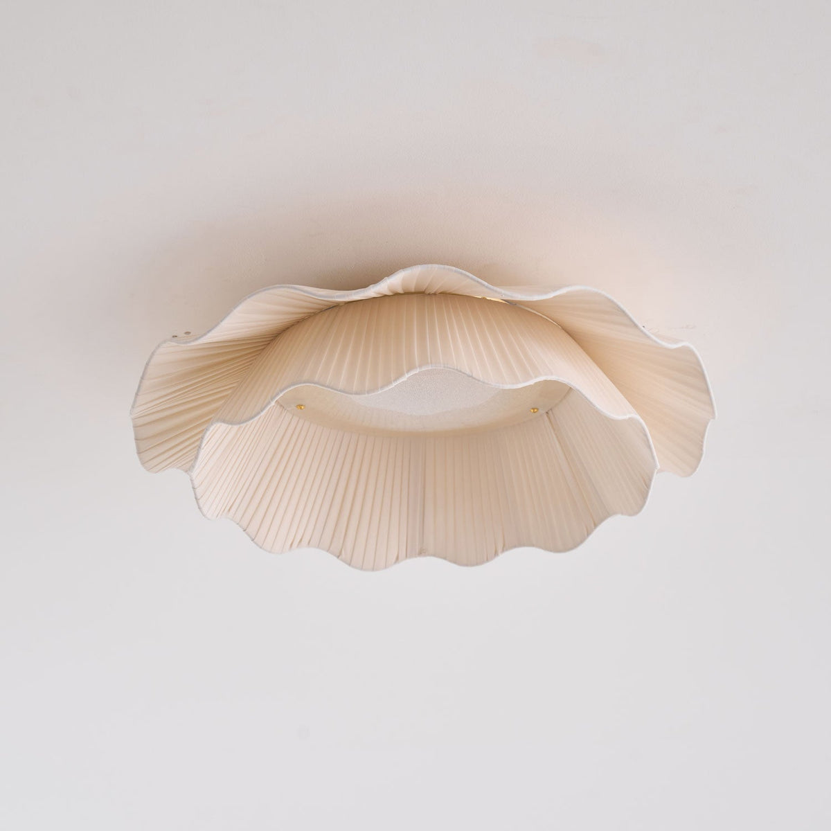 Rosebrook Fabric Wave Flush Mount Ceiling Light