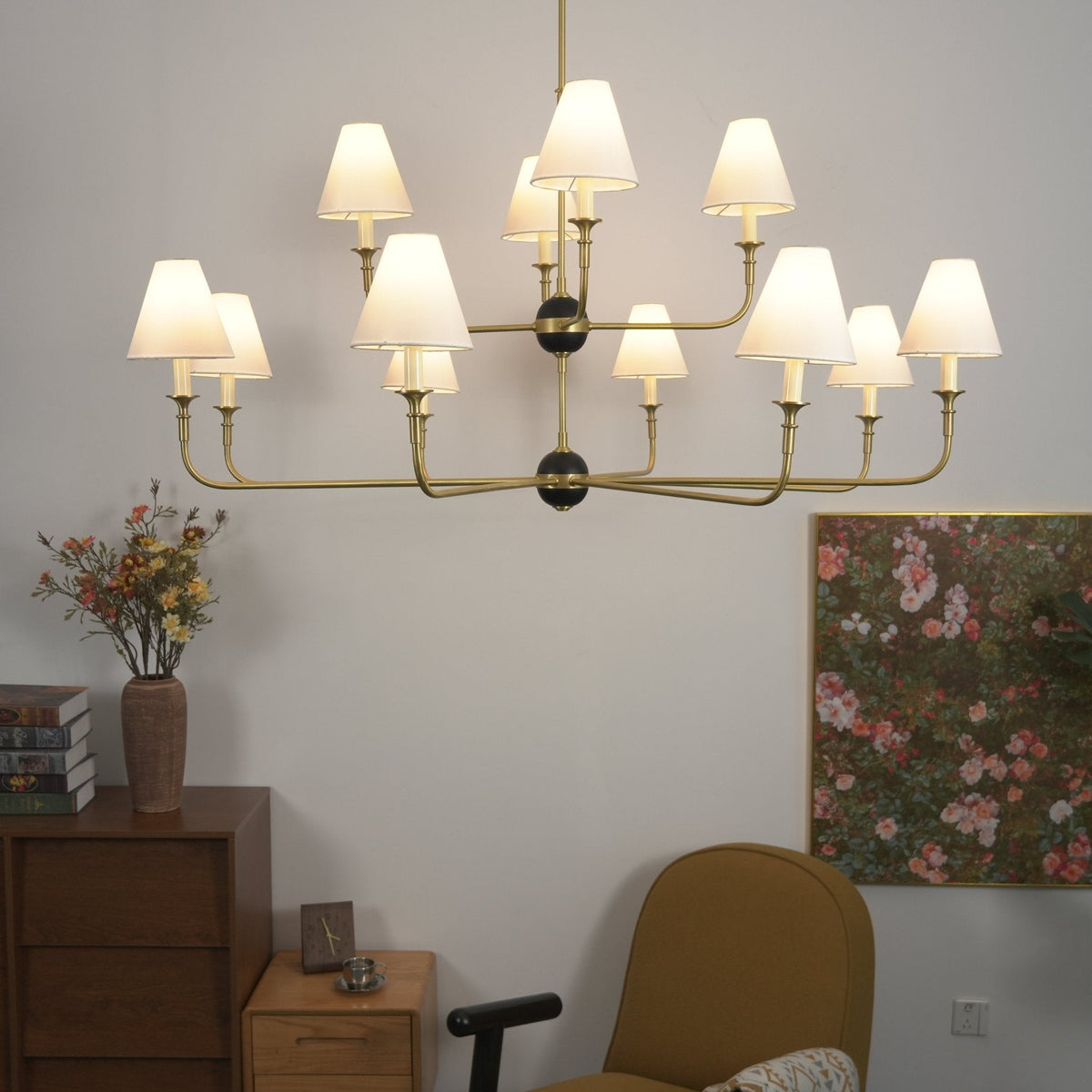 Caserelle Brass Chandelier