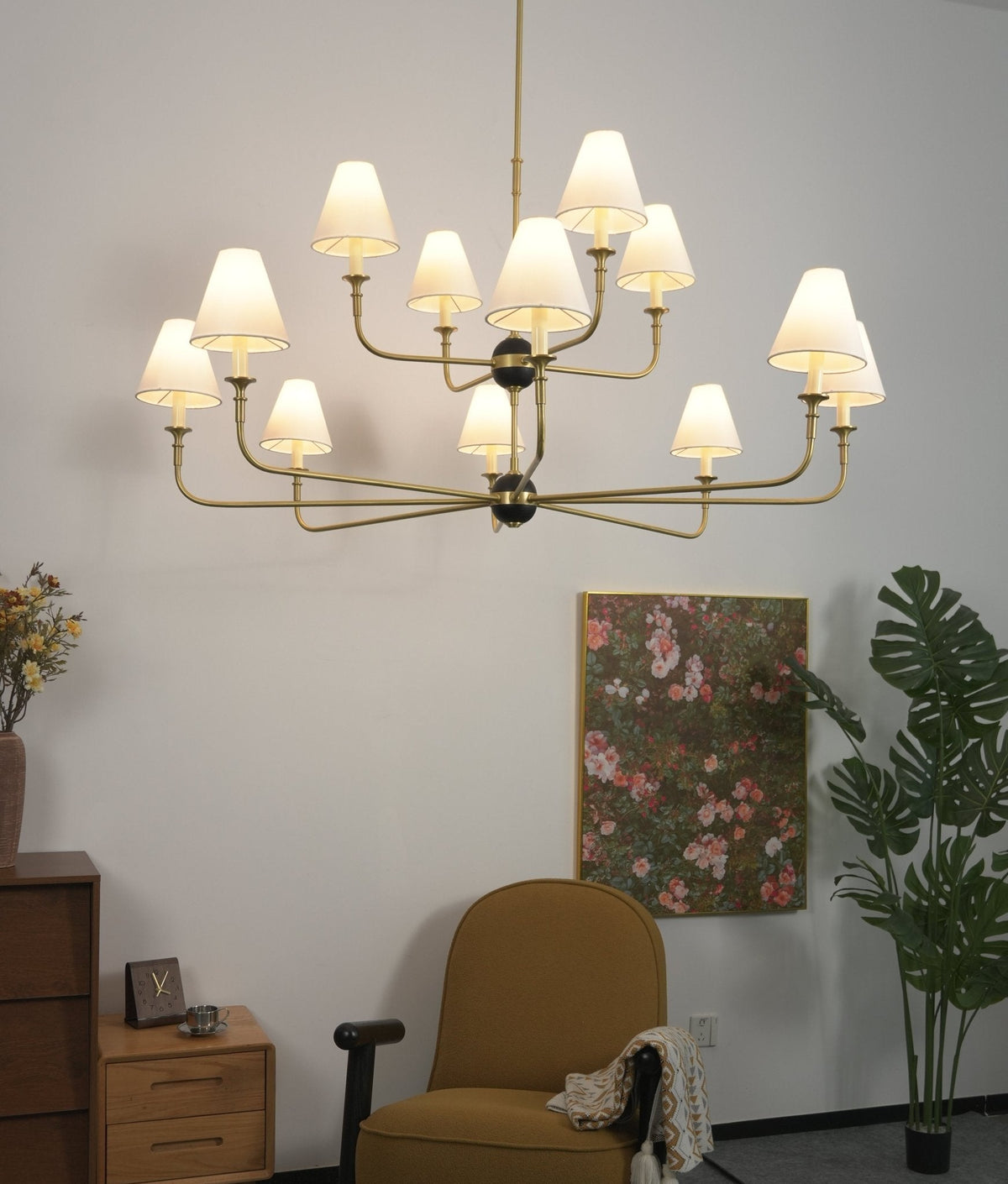 Caserelle Brass Chandelier